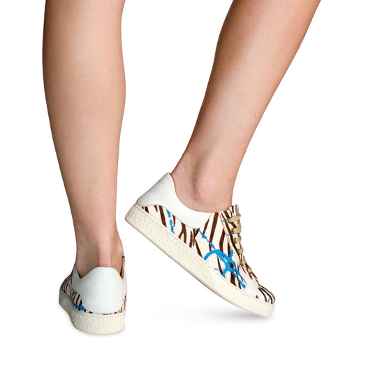 Nori - Chattanooga Shoe Co.Chocolat BluLeopard Calf Hair (tan)