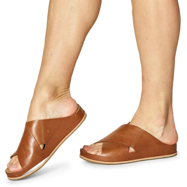 Tutsi Cross Band - Chattanooga Shoe Co.Kork - EaseBrown